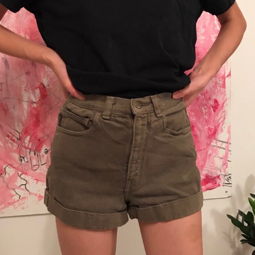 High waisted shorts